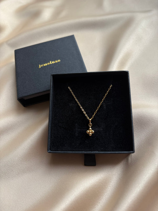 Authentic Reworked Necklace - LV Flower