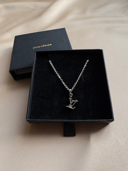 Authentic Reworked Necklace - LV Logo