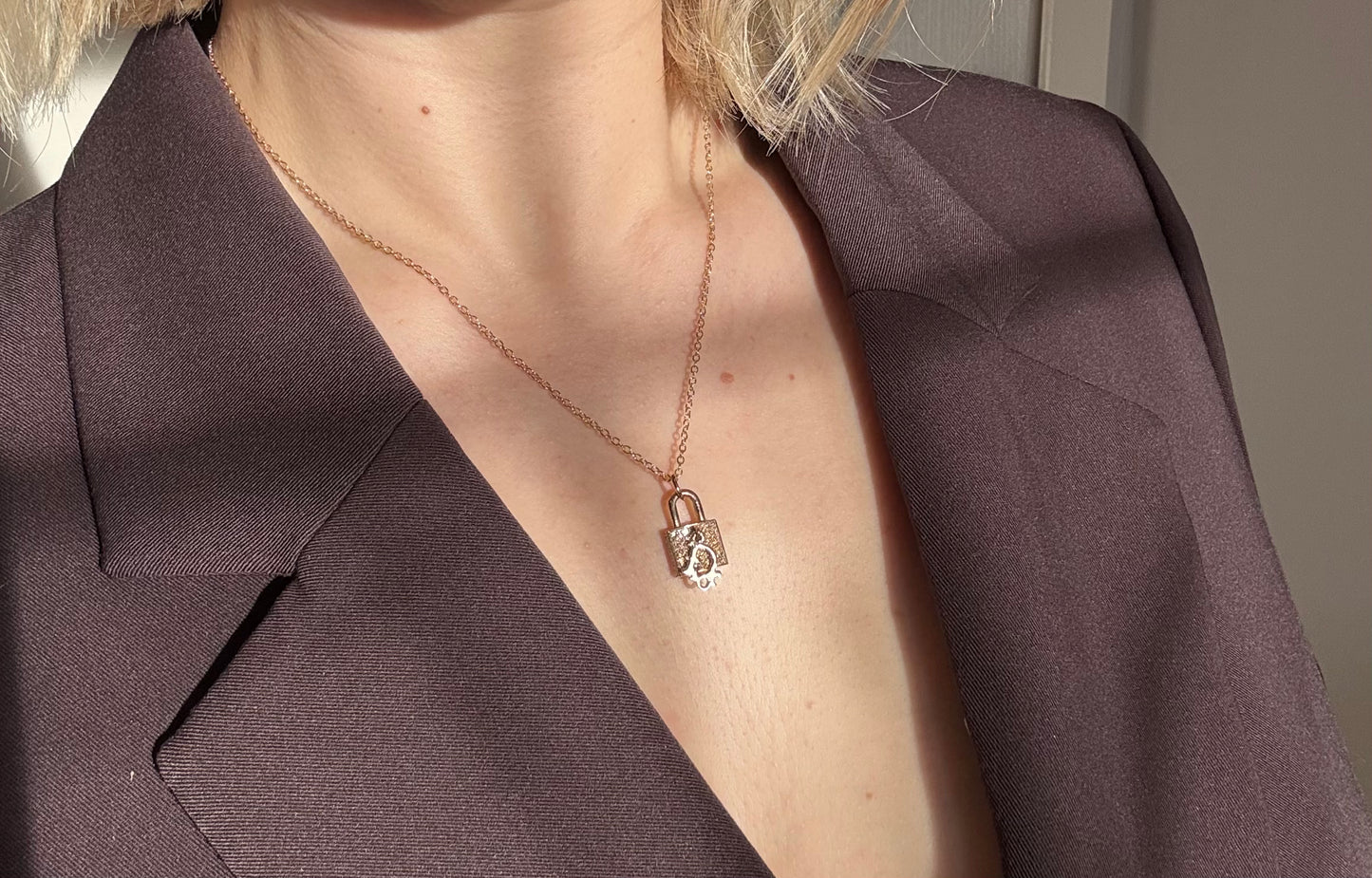 Authentic Reworked Dior Necklace