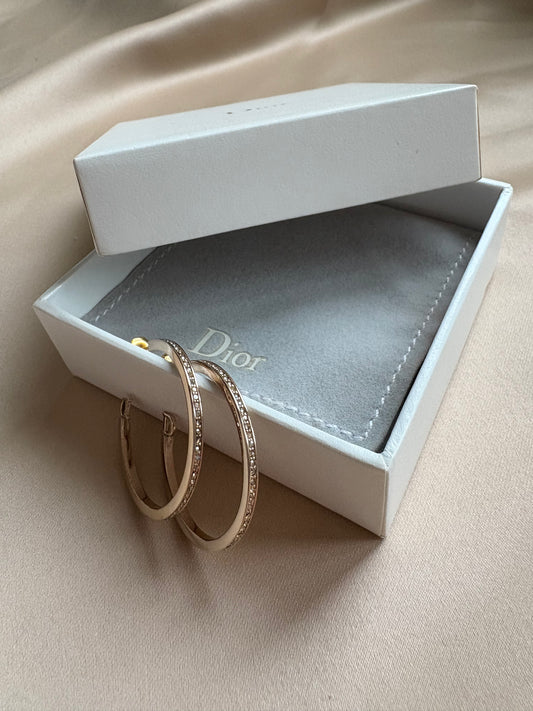 Authentic Dior Locket Earrings